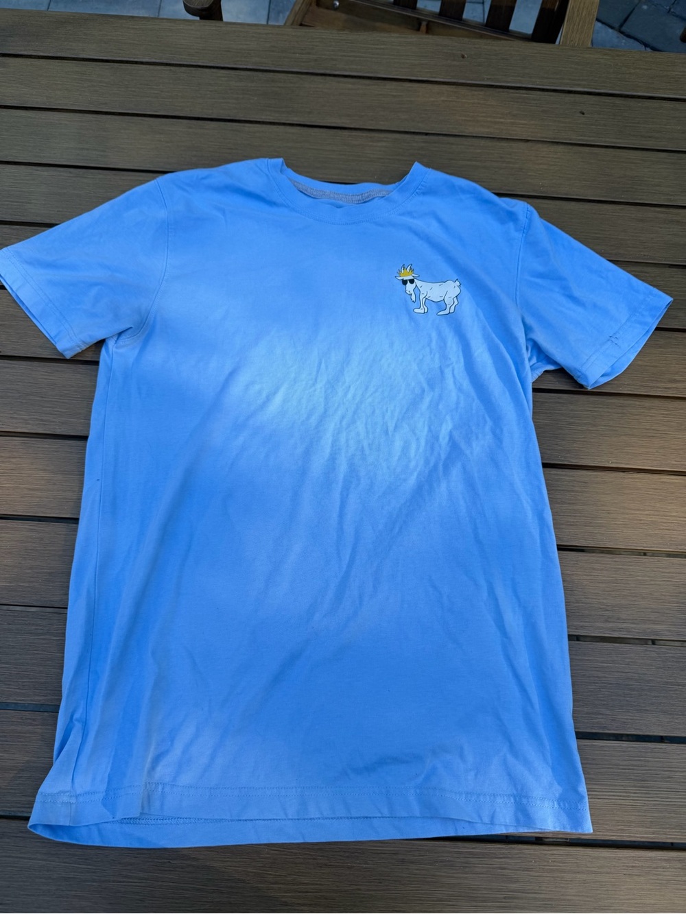 GOAT USA Light Blue Graphic T-Shirt!